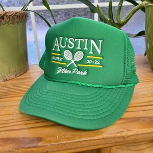 ACL Fest 2022 Trucker Hat Austin City Limits Zilker Park Green Mesh Cap‎